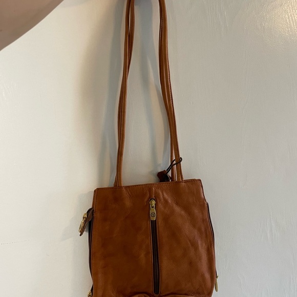 Valentina Leather Bag in Tan - Picture 7 of 7